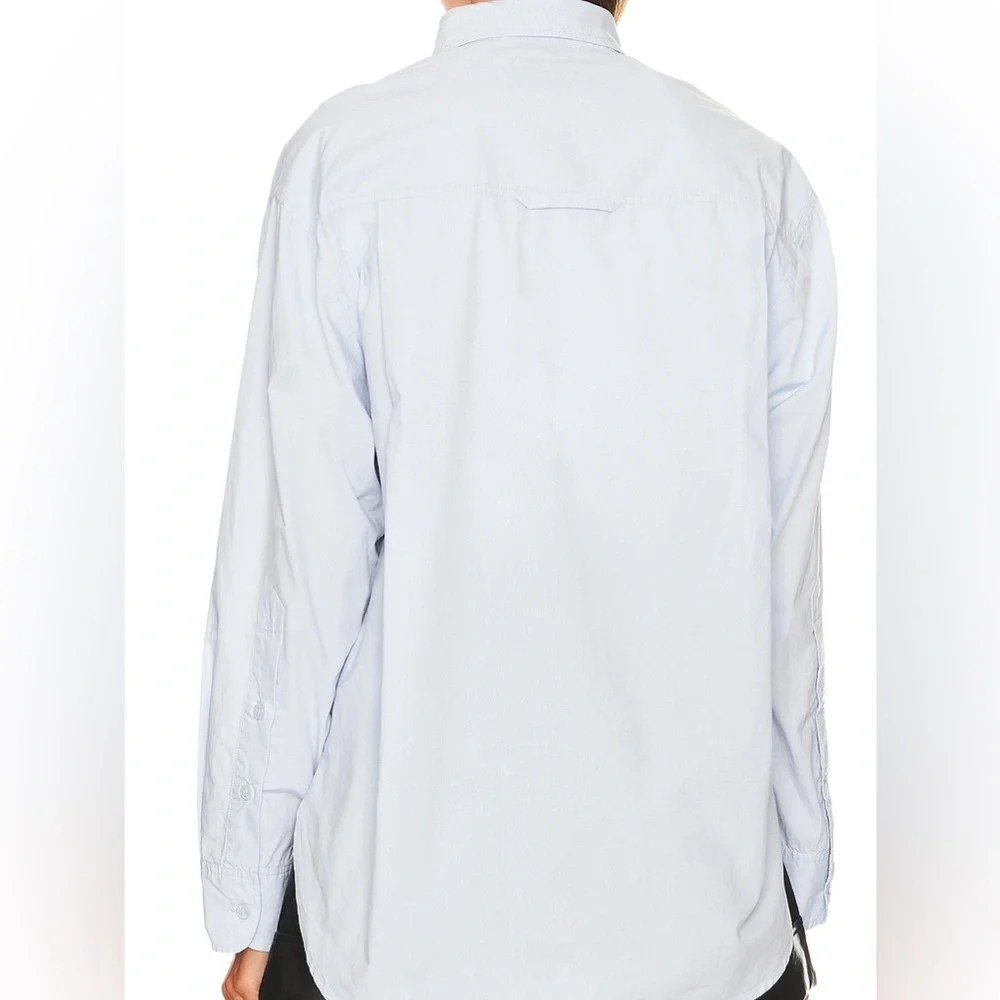Citizens Of Humanity Light Blue Casual Button Down Shirt - Picture 2 of 6